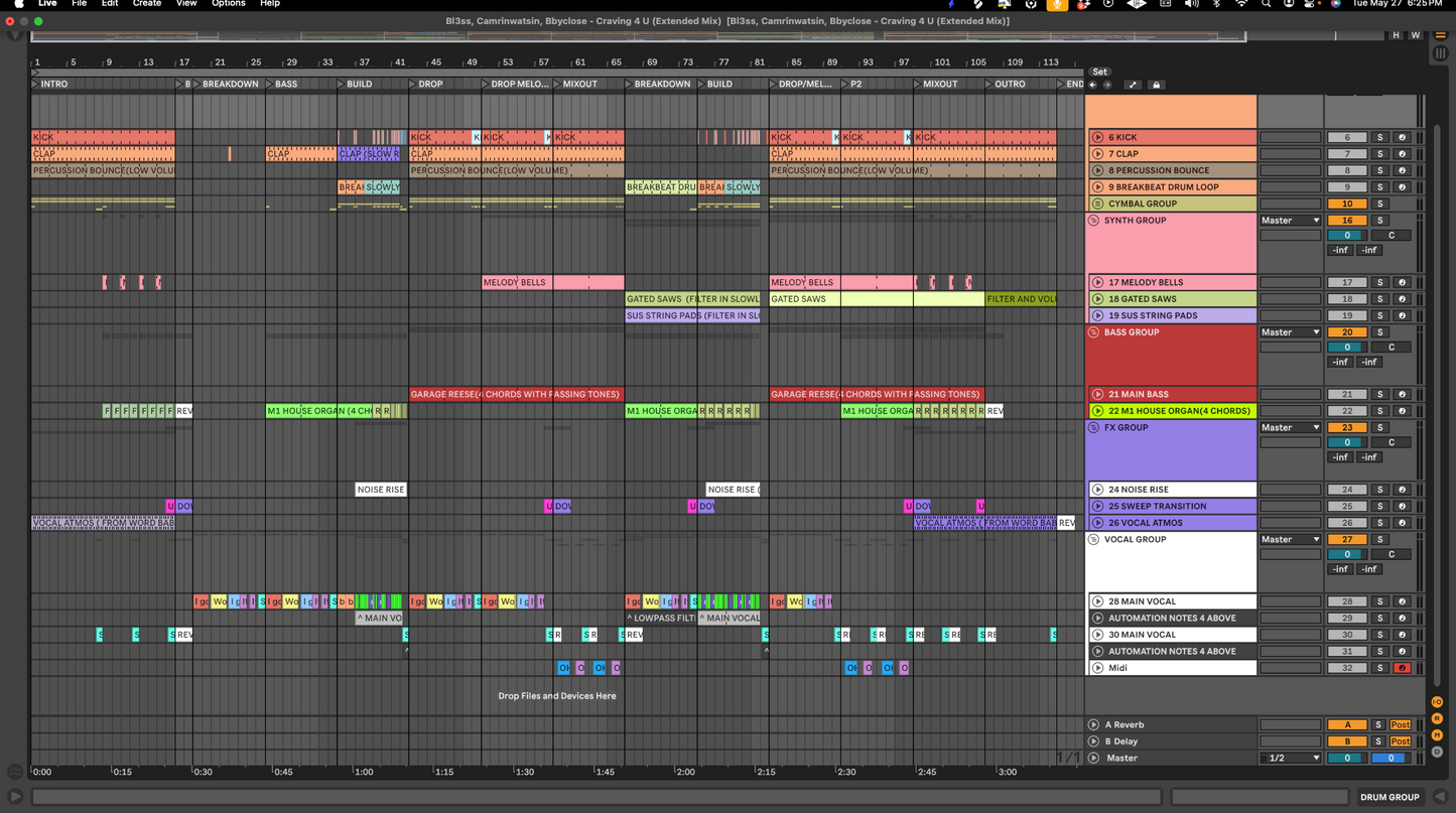 BL3SS, Camrinwatsin, Bbclose - Craving 4 U (Ableton Stencil - Speed Garage)