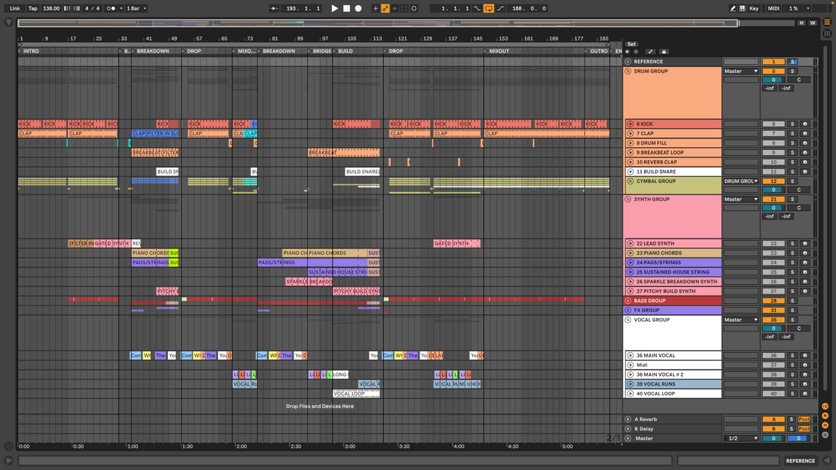 Inez, John Summit - Light Years (Ableton Stencil - Speed Garage)