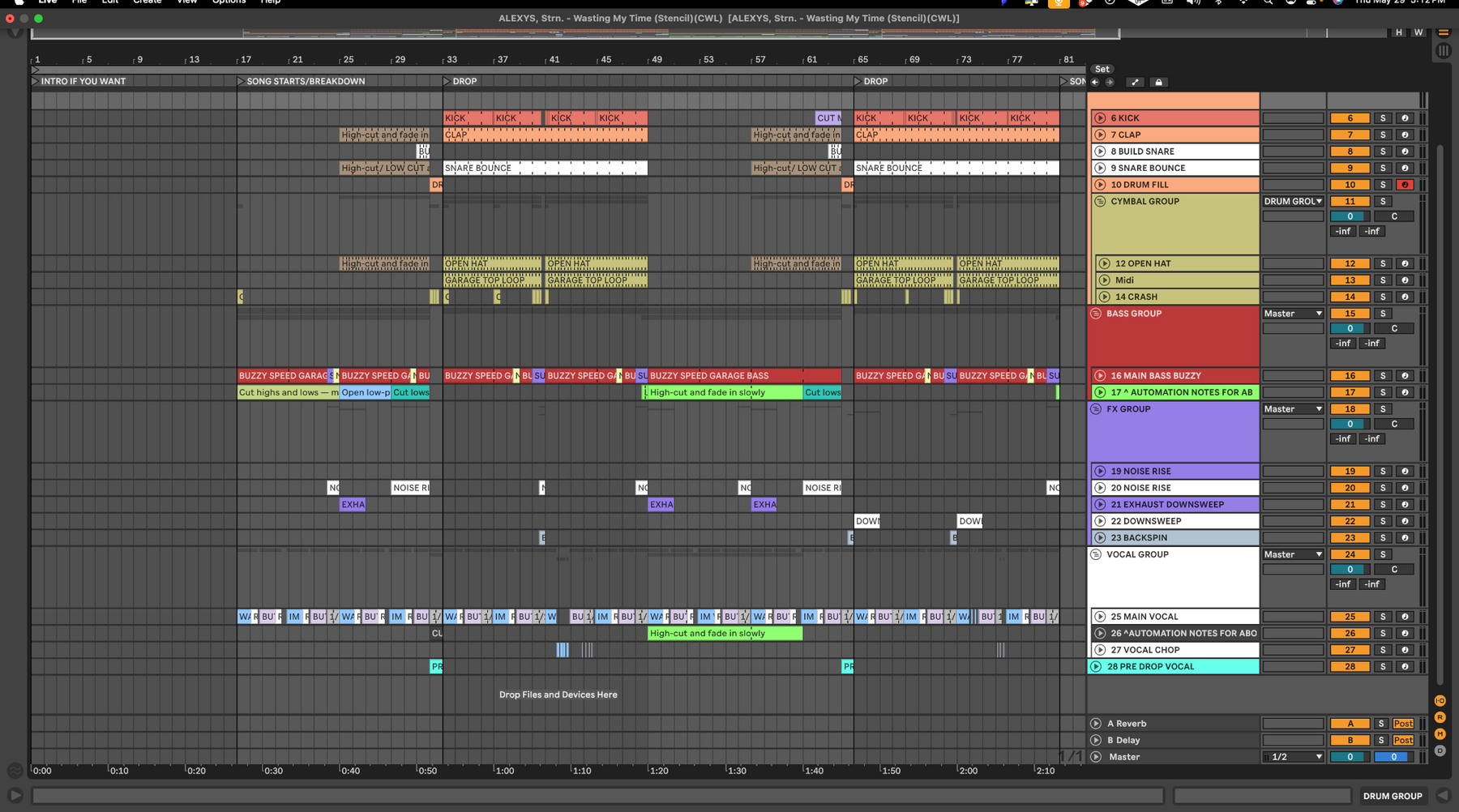 ALEXYS, Strn. - Wasting My Time (Ableton Stencil)
