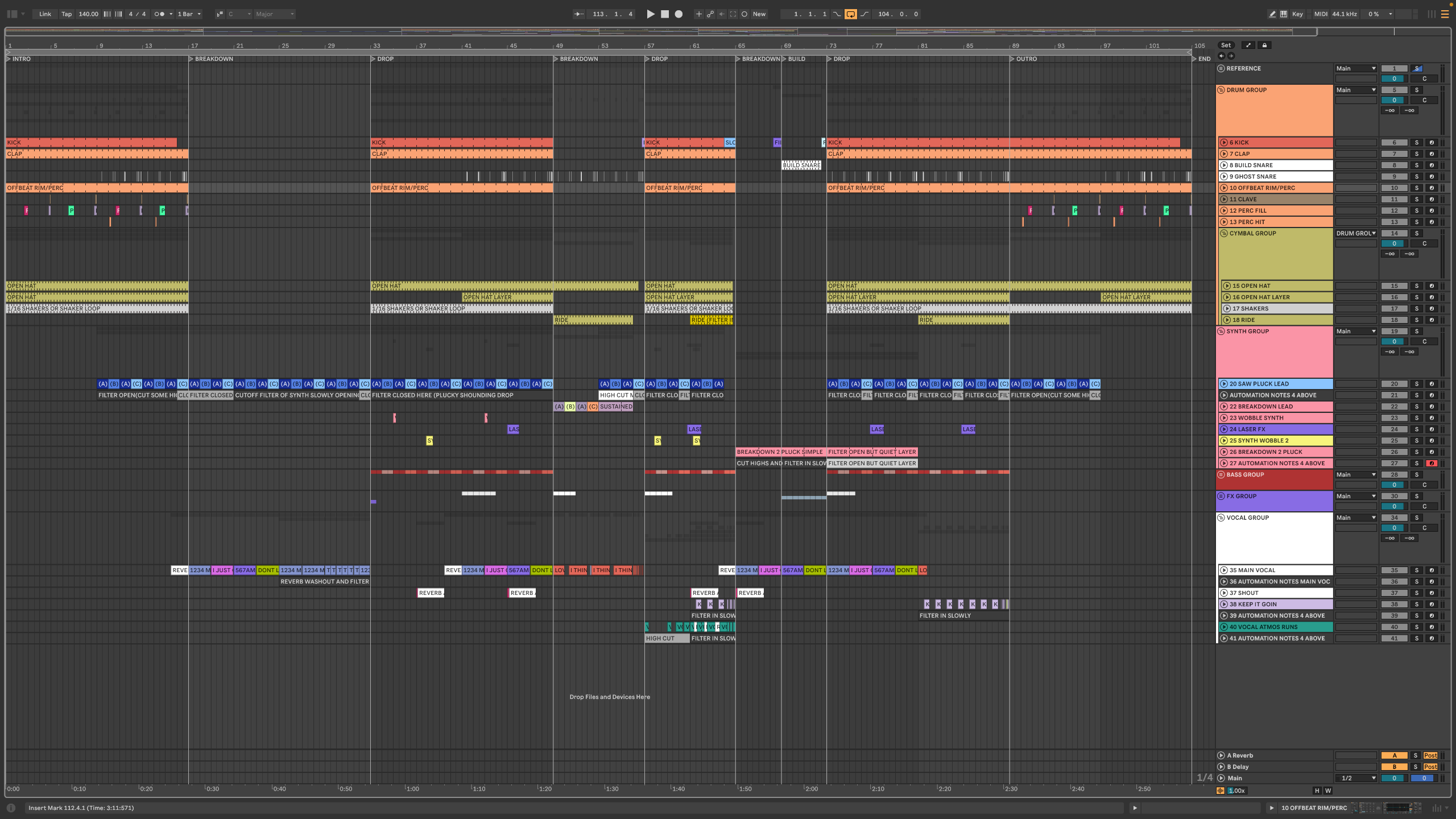 BL3SS - 567AM (Extended) (Ableton Stencil - Speed Garage)