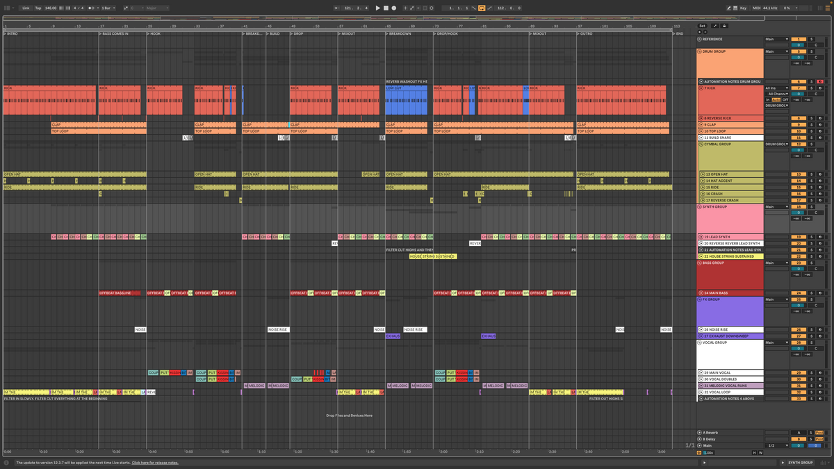 BL3SS,Lavinia - Last 2 Leave (Extended) (Ableton Stencil - Dance/Pop)
