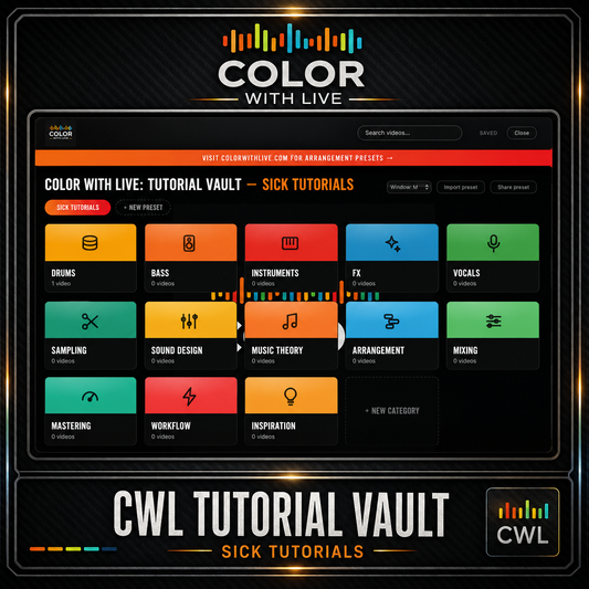 Color With Live : Tutorial Vault (Ableton - Extension)