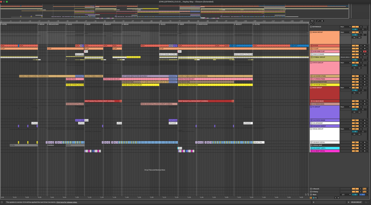 D.O.D., Hayley May - Closure(Ableton Stencil)