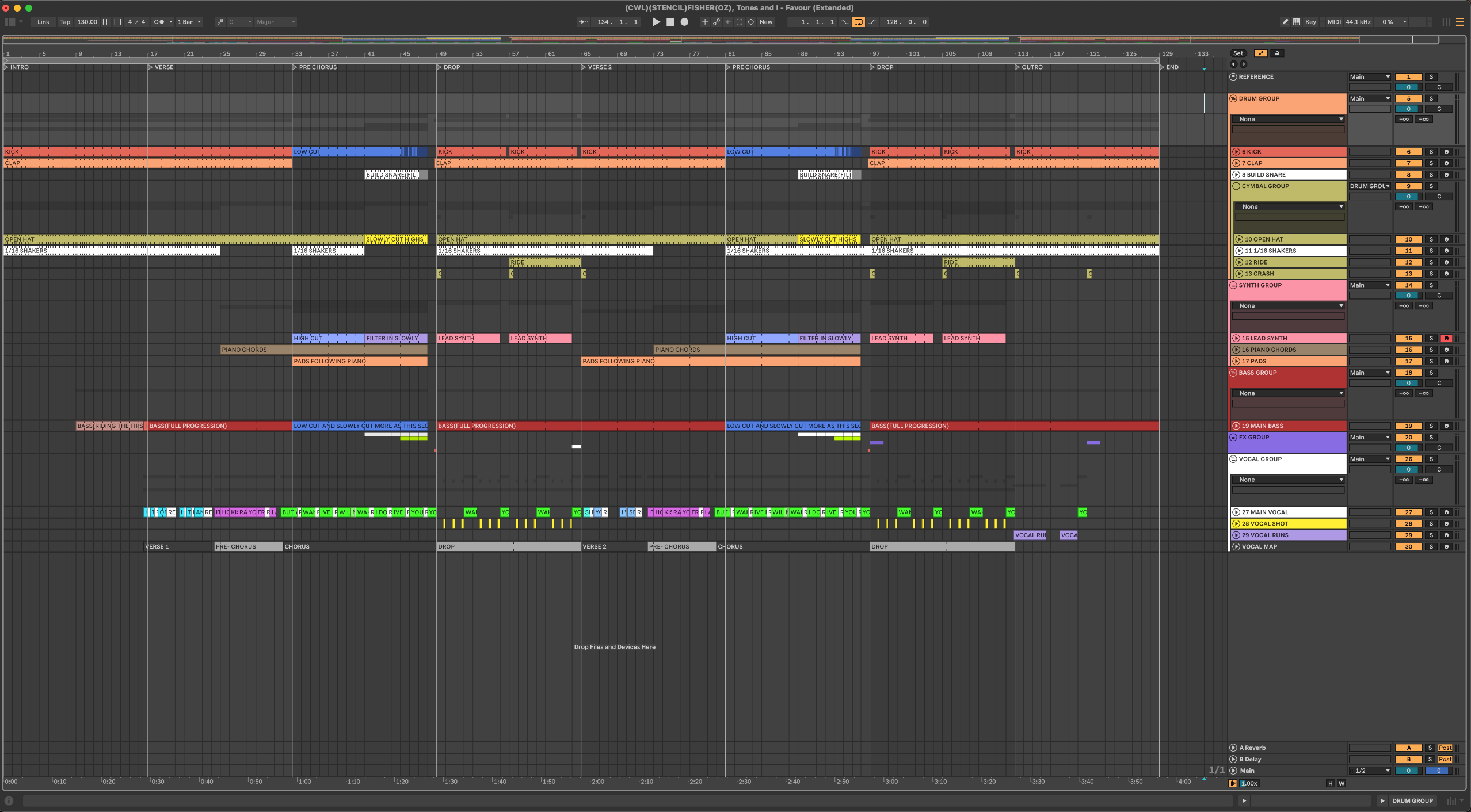 FISHER(OZ), Tones and I - Favour (Extended) (Ableton Stencil - Dance/Pop)