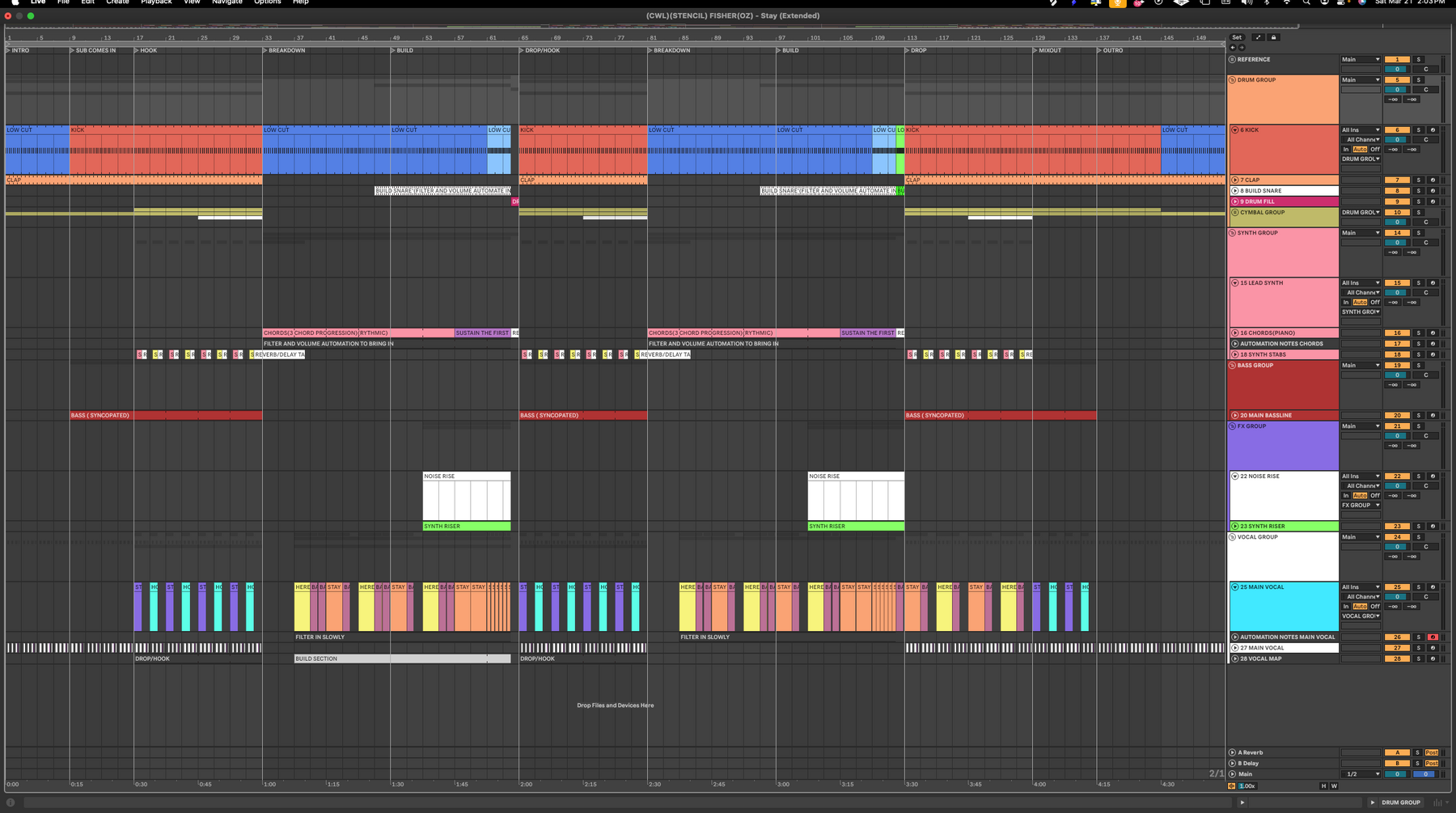 Fisher(oz) - Stay (Ableton Stencil)