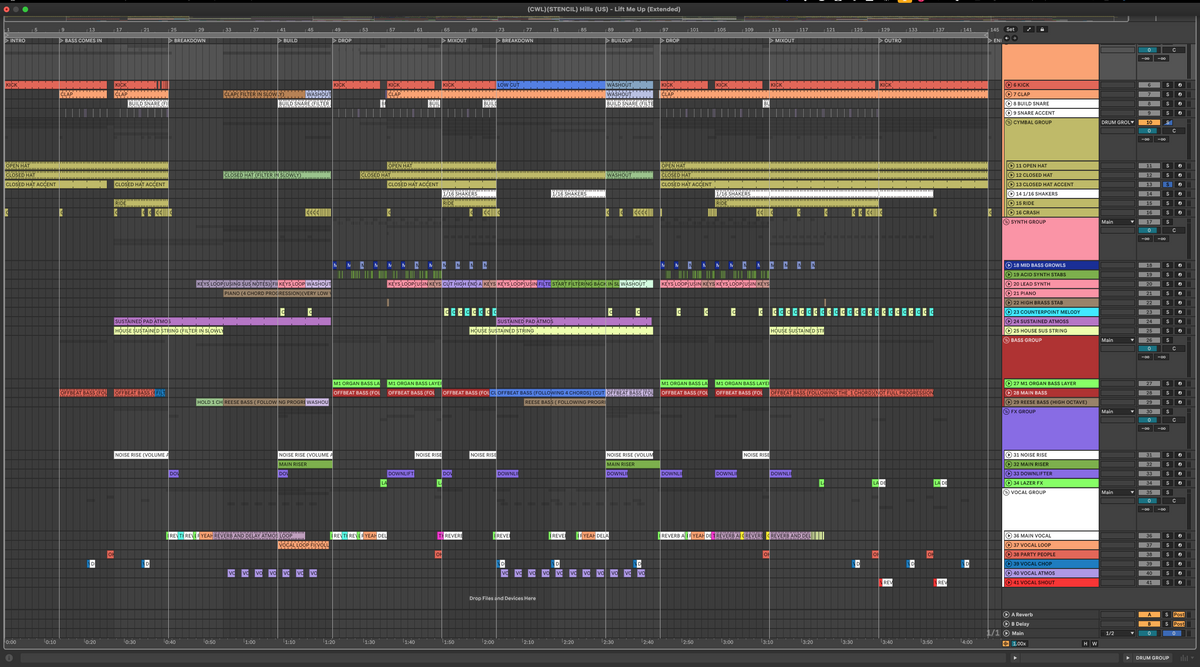 Hills - Looking For Love (EXTENDED) (Ableton Stencil)