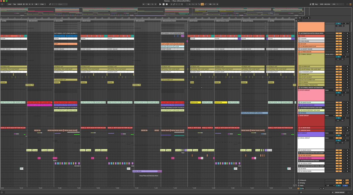 Haven. - I Run (Extended)(Ableton Stencil - Speed Garage)