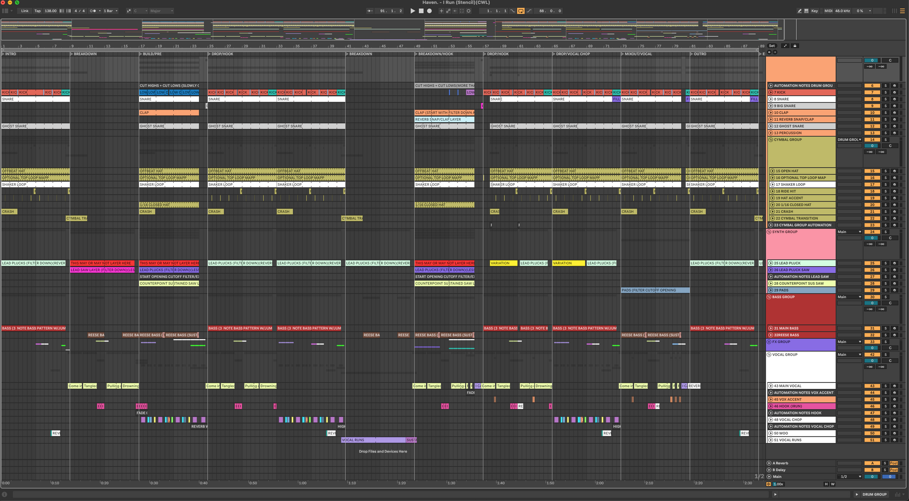 Haven. - I Run (Ableton Stencil)