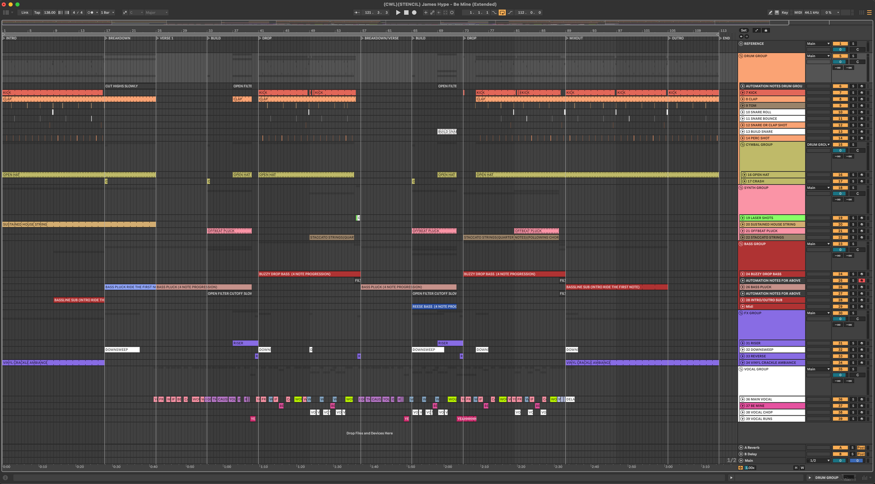 James Hype - Be Mine (Ableton Stencil)