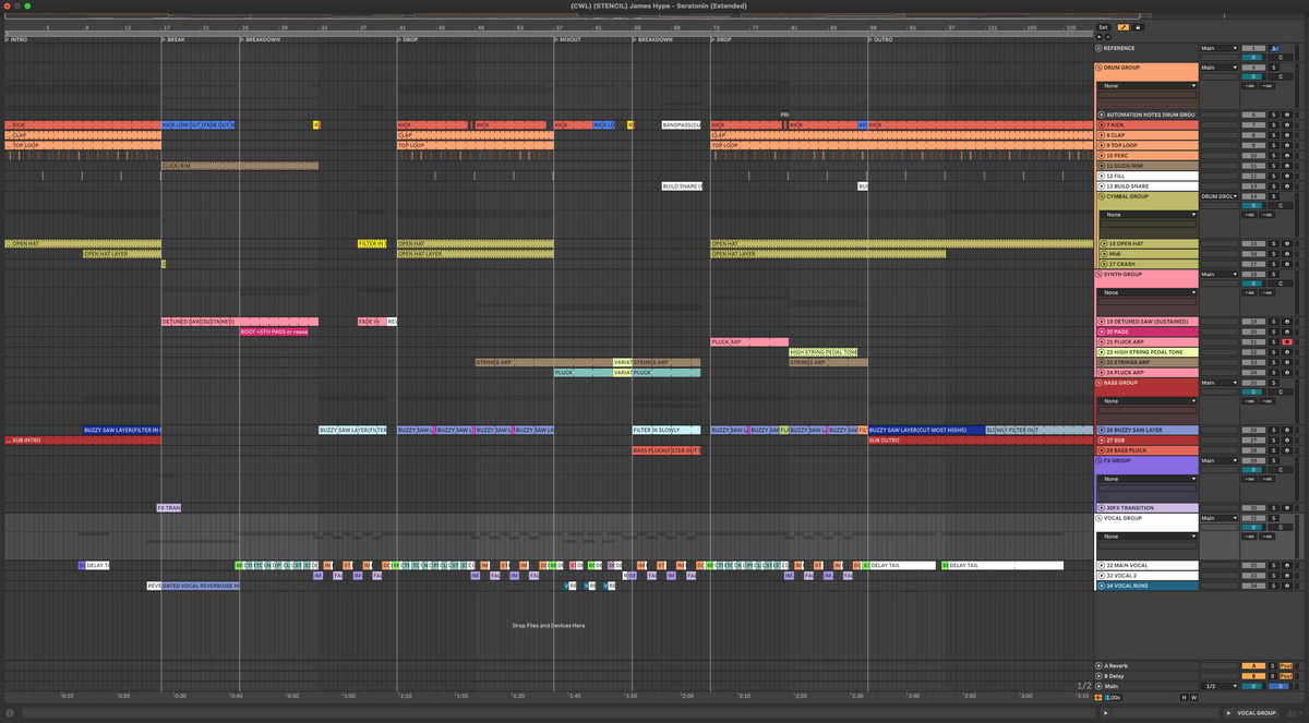 James Hype - Seratonin(Extended)((Ableton Stencil)
