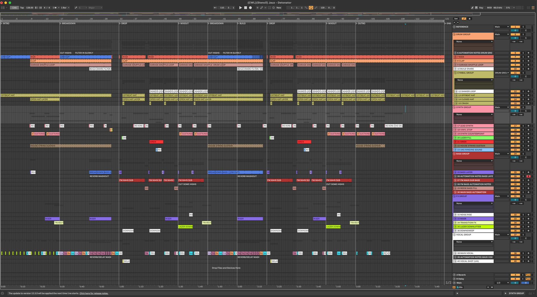 Jauz - Detonator (Ableton Stencil)