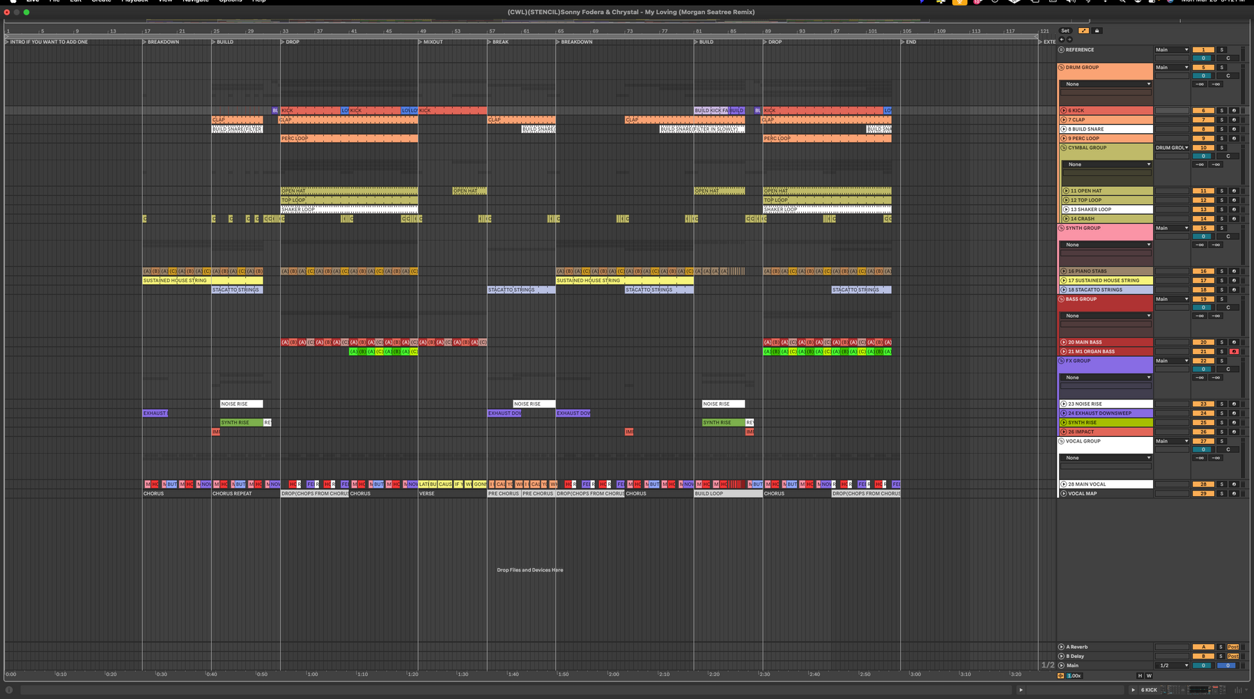 Sonny Fodera, Chrystal - My Loving (Morgan Seatree Remix)(Ableton Stencil)