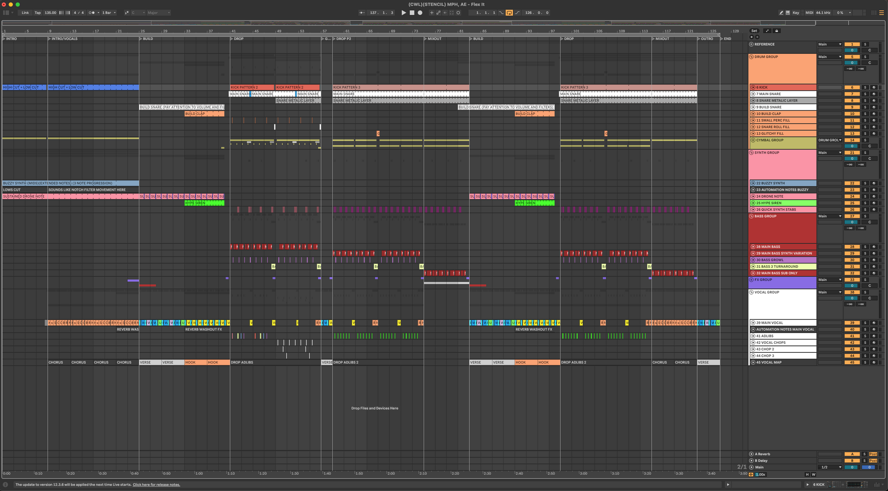 MPH, AE - Flex it (Ableton Stencil)