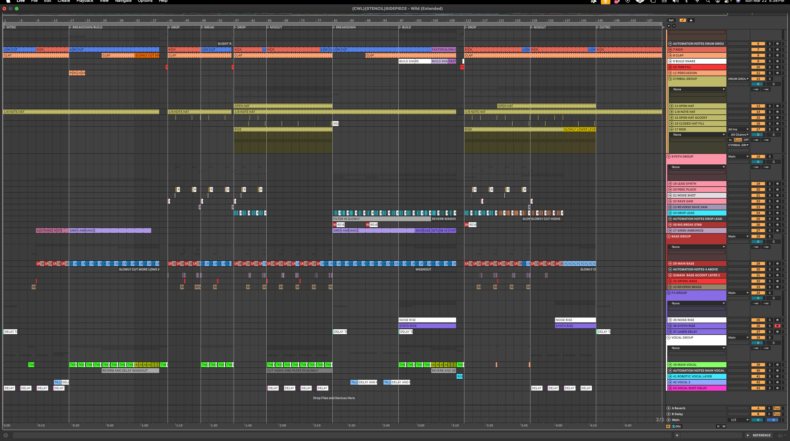 SIDEPIECE - Wild (Extended) (Ableton Stencil - Tech House)