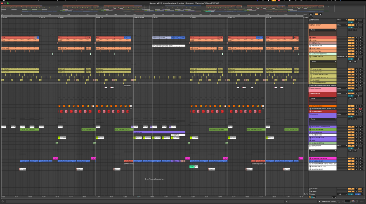 Sammy Virji & Interplanetary Criminal - Damager (Extended)(Ableton Stencil - Speed Garage)