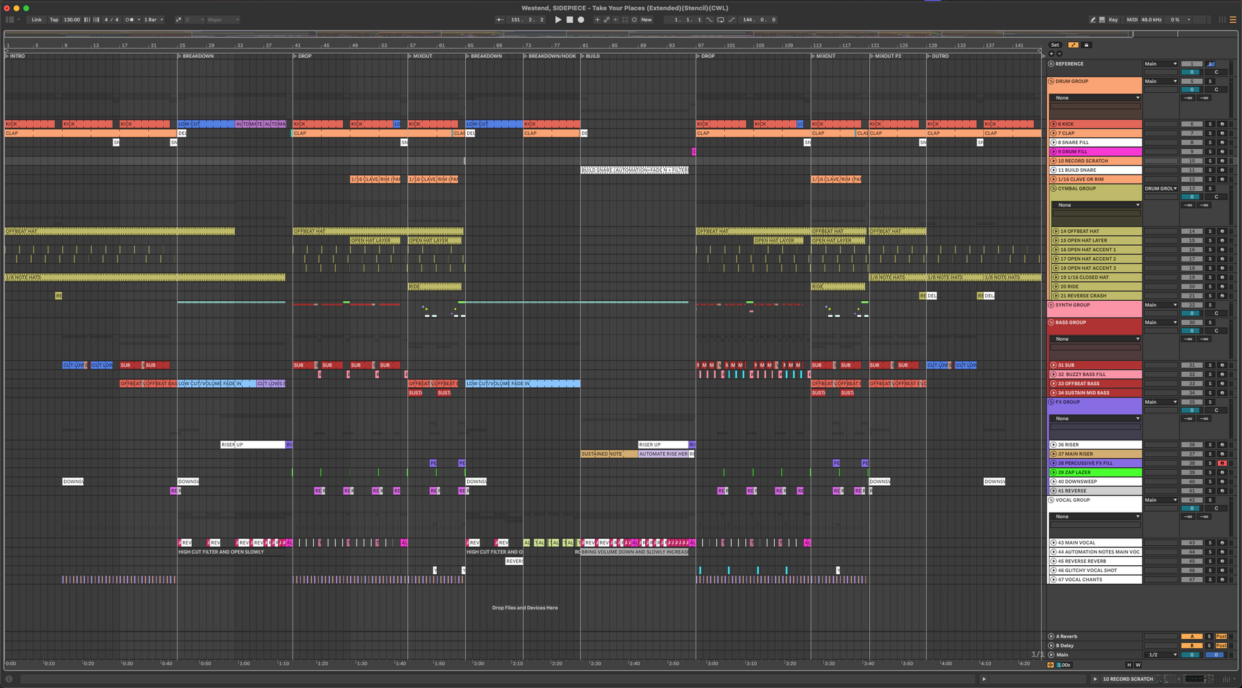 Westend, SIDEPIECE - Take Your Places (Extended) (Ableton Stencil)