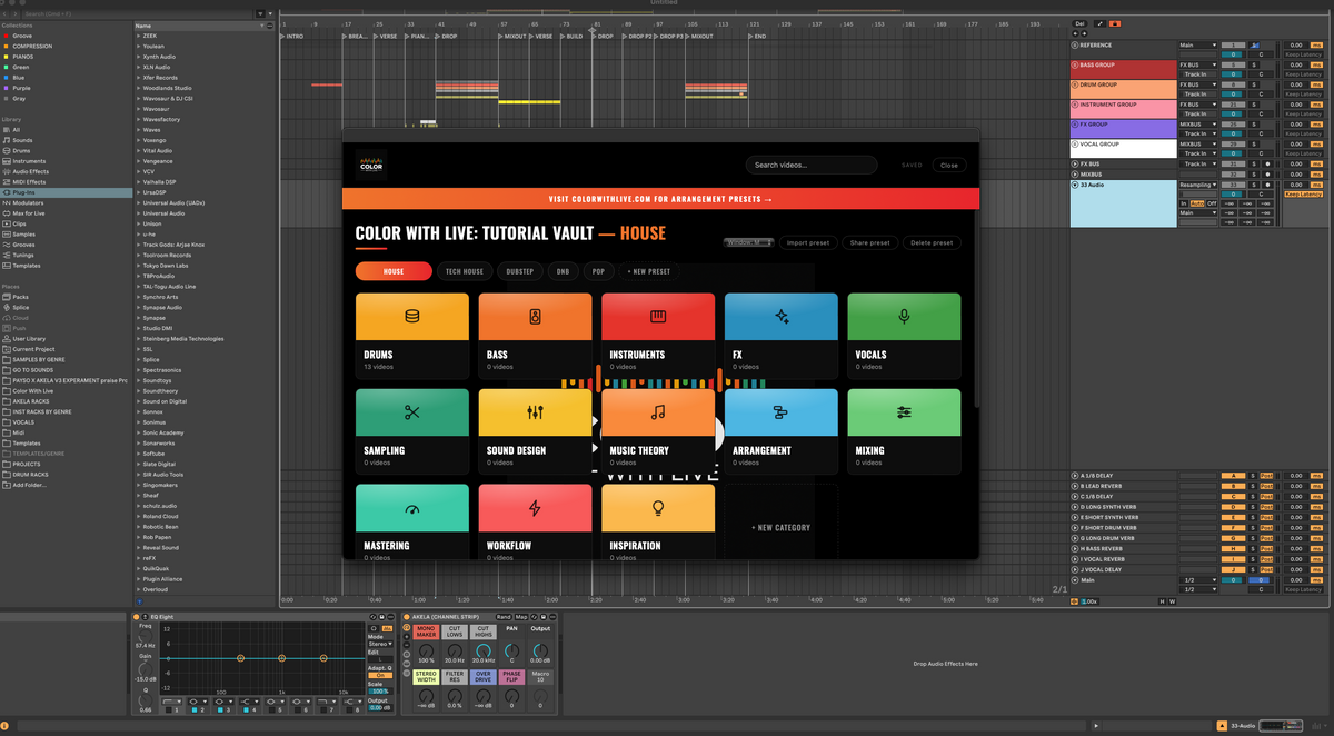 Color With Live : Tutorial Vault (Ableton - Extension)